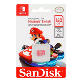 Memoria Sandisk Micro Sd Nintendo Switch 128gb Mario