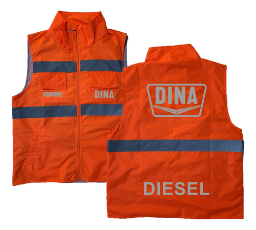 Chaleco Ind Mod Dina Diesel Reflejante