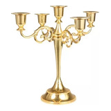 Candelabro Retro, Mesa De Comedor De Hierro Con Cinco Cabeza