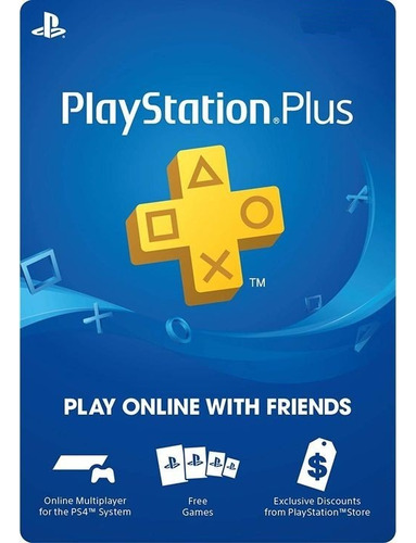 Tarjeta Playstation Plus Sony Digital  12 Meses -codigo-