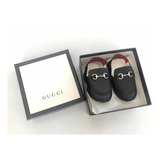 Slipper Gucci Bebe Princetown Leather Negro