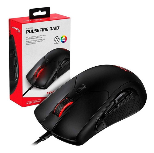 Mouse Gamer Hyperx Pulsefire Raid 16000dpi 11 Botones