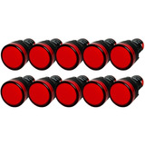 Kit 10 Sinaleiros 110/220v Vermelho Led Polus