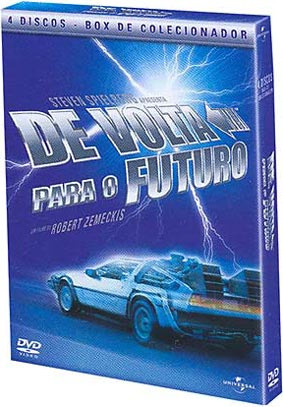 Box De Colecionador De Volta Para Futuro Dvd (4 Dvd) Lacrado