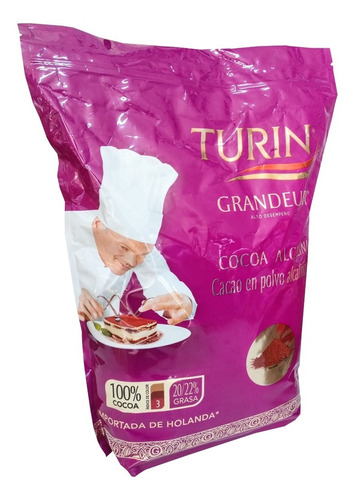 Cocoa En Polvo Alcalina Turin Grandeur 5kg