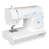 Maquina Coser Recta 33 Puntadas Agujas Luz Led Domestica Color Blanco