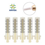 Ampola Para Caneta Pressurizada 0,5ml Com Anvisa Kit C/ 5 Un