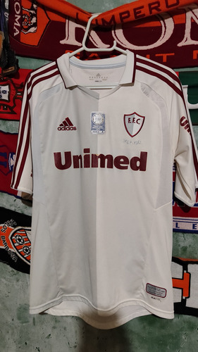 Camisa Fluminense 2012 110 Anos Cinza E Branca