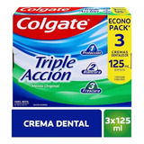 Colgate Triple Acción X 3 D 125 - mL a $85