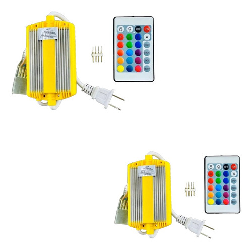 Controlador Para Manguera Neon Rgb + Control Remoto Ip65