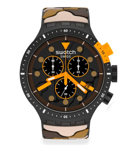 Reloj Swatch Caballero Escapedesert  Sb02b410 Original