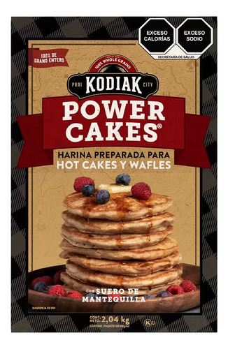 Harina Para Hot Cakes Con Proteína 2.04kg Kodiak Cakes 
