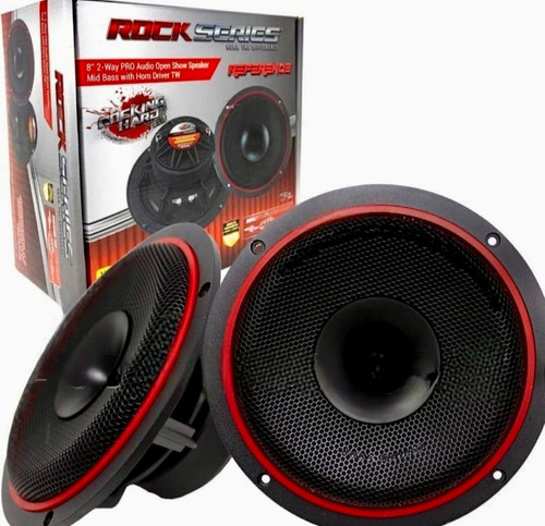 Medio Rango C/driver 8 Open Show 1200w Rockseries Rks-r80ost