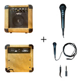 Amplificador Mega Amps Pl Pl10 Para Guitarra De 10w + Micro