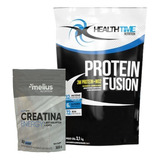 Kit Whey Protein Fusion 3w 2,1kg + Creatina 300g