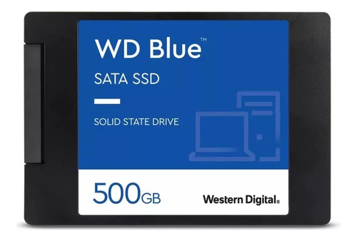 Disco Sólido Interno Western Digital 500gb Azul