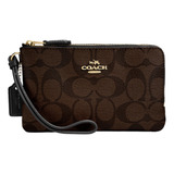 Muñequera Coach Doble Cierre Para Mujer Original