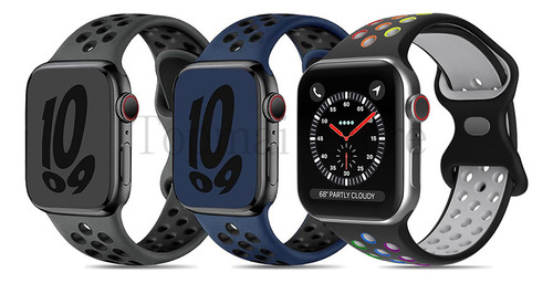 Correa Deportiva De Ultra Silicona Para Apple Watch Iwatch 8