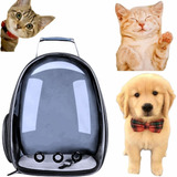 Mochila Transportadora Gatos Perros Con Ventana Resistente