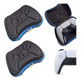 Dois Hard Cases Eva P/ Controle Ps5 Estojos Protetor Rígidos