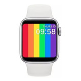 Reloj Inteligente T500 Plus Android Ios Blanco Notificación Color De La Caja Plateado