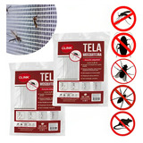 Kit 2 Tela Mosquiteira Anti Inseto Mosquito Janela Ajustavel