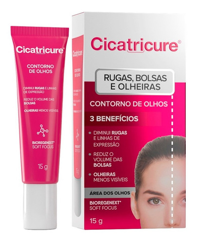 Contorno Dos Olhos Rugas Bolsas E Olheiras 15g Cicatricure