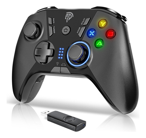 Joystick Control Preto Sem Fio Gamepad Easysmx Sl-9110