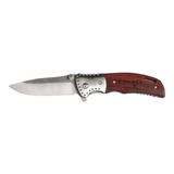 Navaja Cuchillo Abatible 5 Mango De Madera Truper