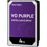 Disco Rígido Interno Western Digital 4tb Wd Purple Wd42purz Cor Preto