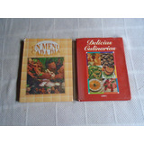 Lote De 2 Libros De Cocina De Tapas Duras . Super Oferta!