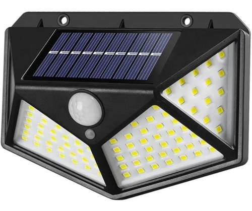 Refletor Balizador Solar Sensor Presença 20w Bf 6000k 100led