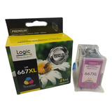 Tinta Alto Rendimiento 667xl Negro Para Hp Deskjet 6476