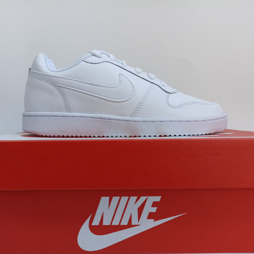 Tenis Nike Mujer Ebernon Low Blancos Piel Originales / #4mx