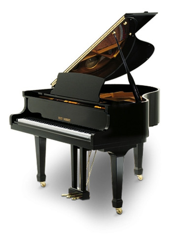 Piano Fritz Dobbert 1/4 Cauda Cs150 Acústico Cs 150 Cor Preto