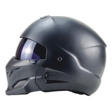 Casco De Moto ,black Scorpion Warriorretro, Desmontabledot L