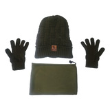 Combo Térmico Gorro, Bufanda, Guantes