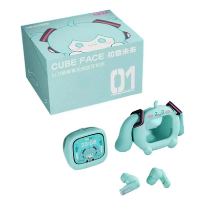 Auriculares Inalámbricos Hatsune Miku Cube Face Sdfh
