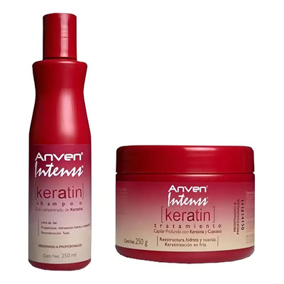 Anven Shampoo Y Mascarilla Keratin Libre De Sal X1 | MercadoLibre