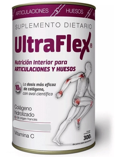 Ultraflex Suplemento Dietario Con Colágeno Y Vitamina C 300g