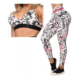 Conjunto Legging Empina Bumbum + Top Graffity Moving