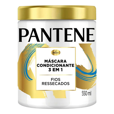 Máscara Pantene Pro-Vitaminas 3 em 1 Condicionante Para Fios Ressecados 550ml | MercadoLivre
