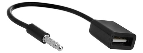 Adaptador Cable Usb Hembra A Auxiliar 3.5 Mm Audio Mp3