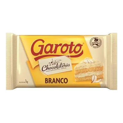 Chocolate Branco Cobertura Garoto 1kg | MercadoLivre