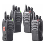 Pack 4  Radio Comunicador Transmisor Walkie Talkie