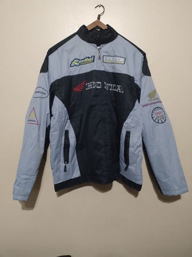 Campera Honda Racing Jacket Vintage Gris