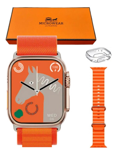 Relógio Smartwatch W69 Ultra Mini 45mm Series 9 Gps Nfc 