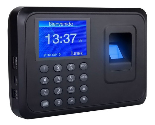 Reloj Checador Biometrico Huella Memoria Usb 1000 Usuarios