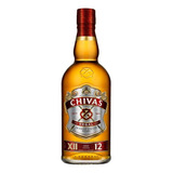 Whisky Blended Scotch Chivas Regal 12 Años Escocia Botella 750 Ml.