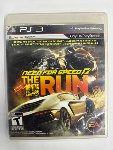 Need For Speed The Run Ps3 Original Garantizado *play Again*